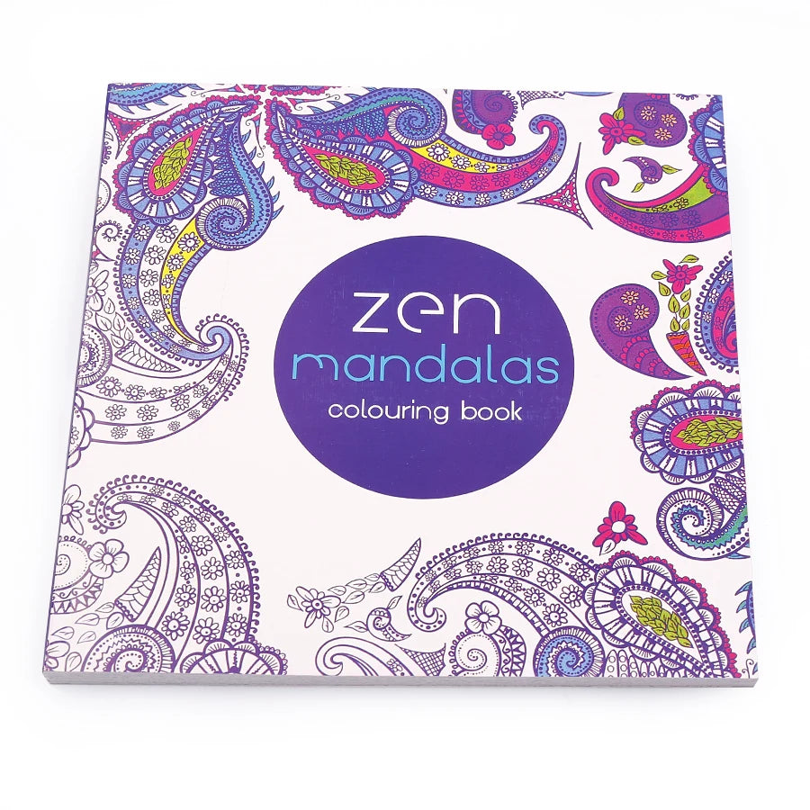 128 Page Mandala Coloring Books for Adults Kids Children Graffiti Painting