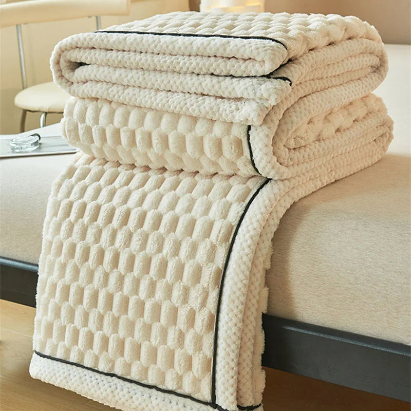 Turtle Velvet Autumn Winter Warm Sleeping Blanket