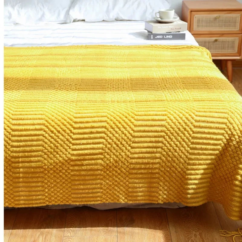 Decorative Blanket for Sofa Bed Throw Chunky Knit Throw Blankets