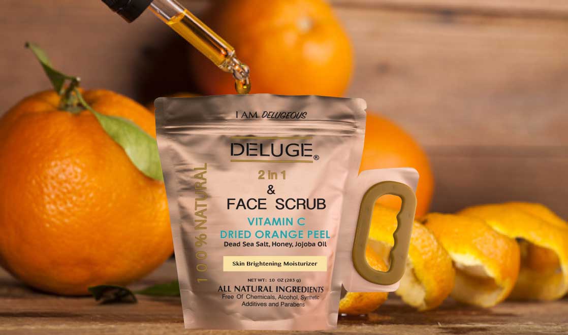 Vitamin C Scrub Dried Orange Peel