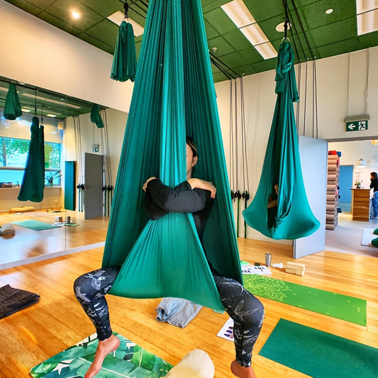 Aerial Yoga Strap for Inversion Exercises and Core Strength